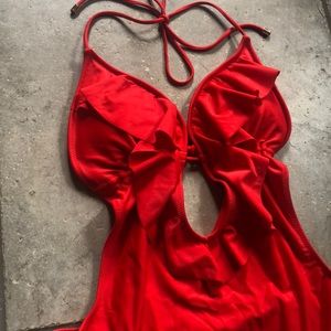 A&F Sexy Ruffle One-Piece